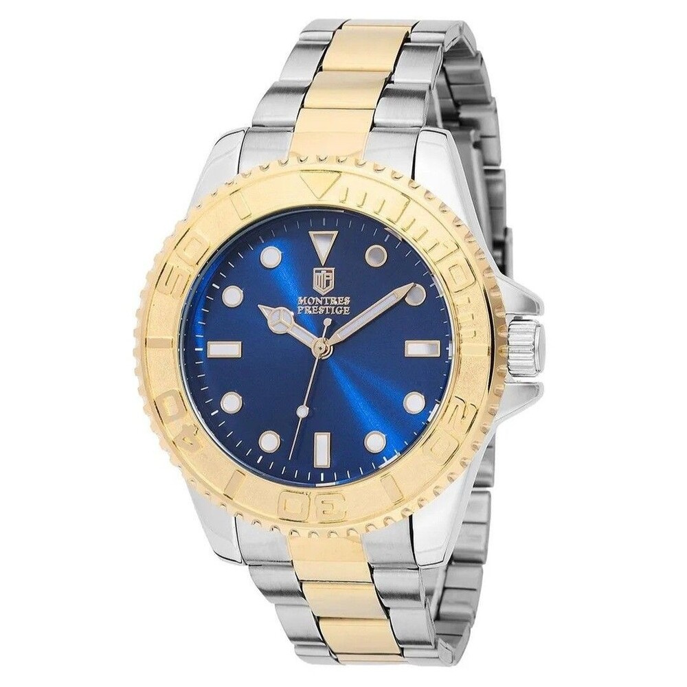 Montres Prestige X Invicta Men's Watch 43mmTwo Tone Gold Steel MPW-0265